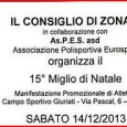 Ecco alcune proposte per il w.e.: Domenica 8 dicembre Polenta … di corsa – Cuggiono ore 10:00   volantino pag.1   volantino pag.2 Sabato 14 dicembre: Miglio di Natale – Milano ore 13:30 […]