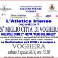  Ecco il volantino del Miglio di Voghera (5/04/2014): Link  