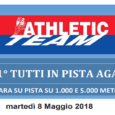 Ieri 8 Maggio al centro sportivo di Pioltello si è disputata la 31° Tutti in Pista Agap. Gli atleti si sono sfidati sulle distanze di 5000m e 1000m. Di seguito […]