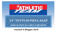 Ieri 8 Maggio al centro sportivo di Pioltello si è disputata la 31° Tutti in Pista Agap. Gli atleti si sono sfidati sulle distanze di 5000m e 1000m. Di seguito […]