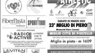 PROGRAMMA Ore 14.00 Ritrovo Giuria e Concorrenti Giovanili Ore 15.00 Ritrovo e distibuzione pettorali Assoluti e Master Inizio settore Giovanile: Esordienti mt. 400 e Vortex a seguire mt. 1000 Ragazzi/e […]