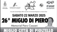 Centro Sportivo via Pemonte 23 Pioltello Volantino Miglio di Piero 2025 Le composizioni e gli orari di partenza di ogni serie verranno pubblicati sul sito Fidal al seguente link xxvi-miglio-di-piero-1-prova-club-del-miglio […]